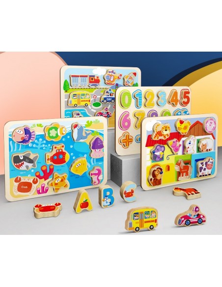 Układanka drewniana Alfabet