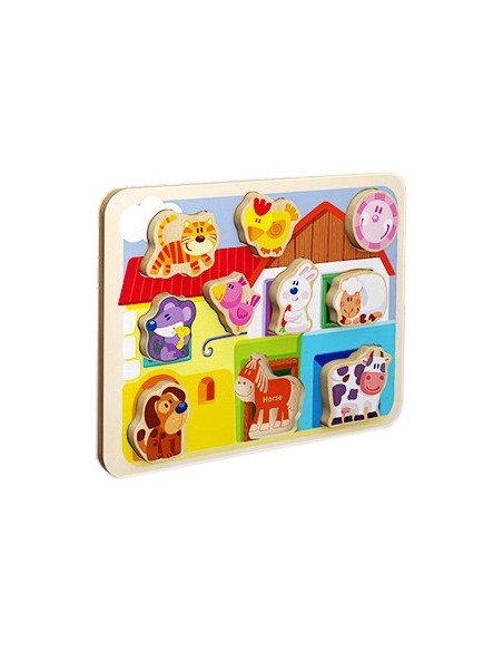 Układanka drewniana Farma