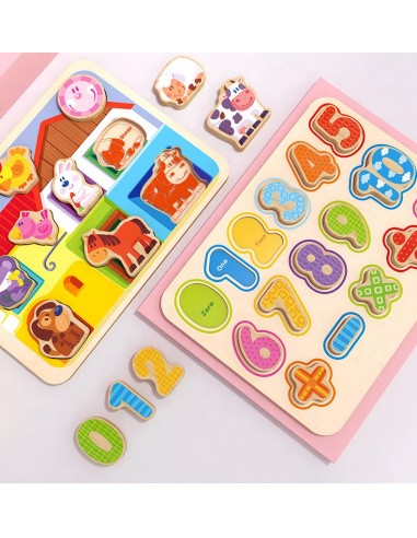 Układanka drewniana Farma