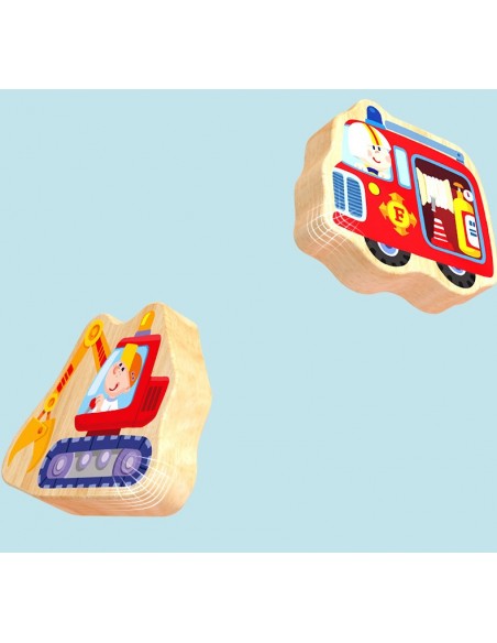 Układanka drewniana Farma