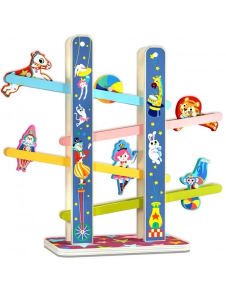 Zdjeżdżalnia drewniana Cyrk