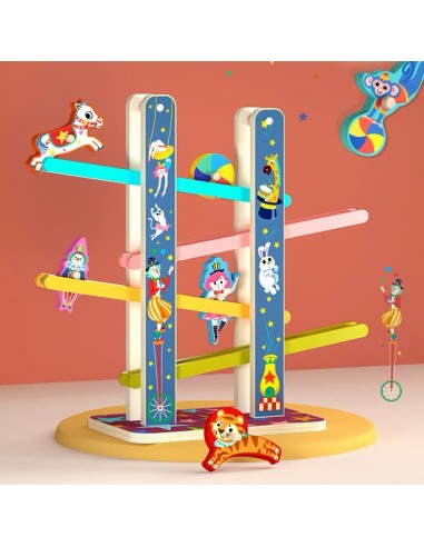 Zdjeżdżalnia drewniana Cyrk