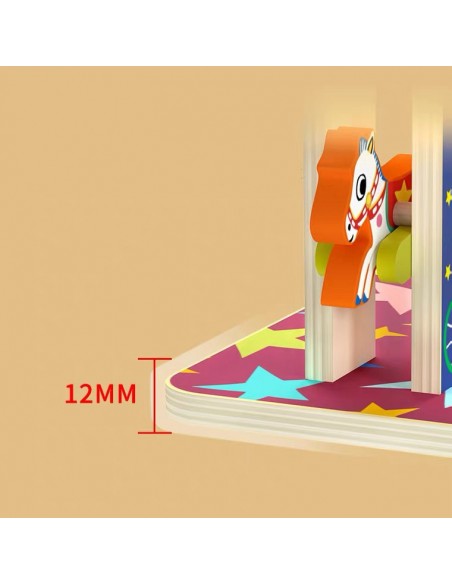 Zdjeżdżalnia drewniana Cyrk