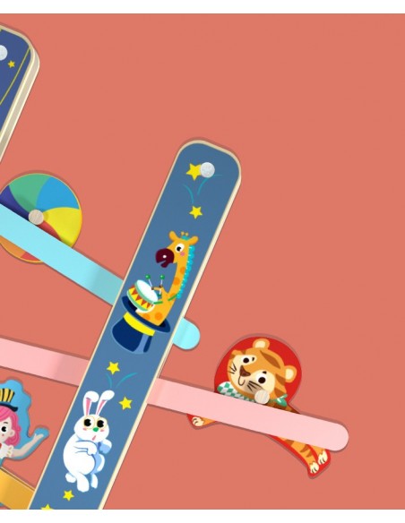 Zdjeżdżalnia drewniana Cyrk