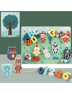 Klocki cyferki drzewo 2