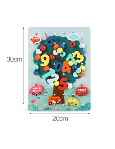 Klocki cyferki drzewo