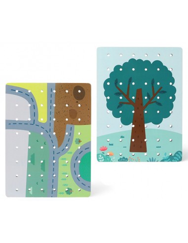 Klocki cyferki drzewo