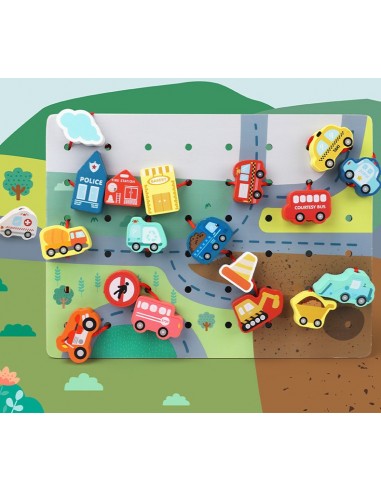 Klocki cyferki drzewo