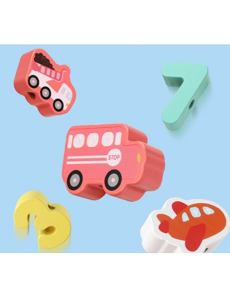 Klocki cyferki drzewo