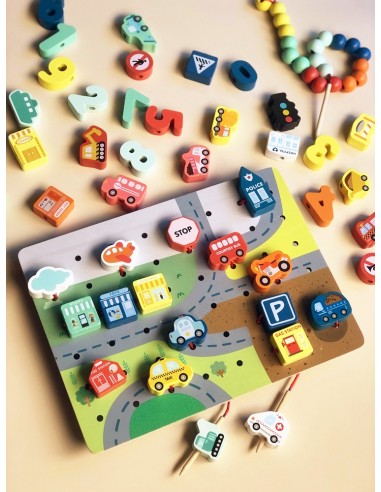 Klocki cyferki drzewo