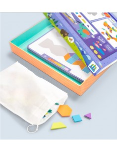 Magnetyczne klocki puzzle kształty 2