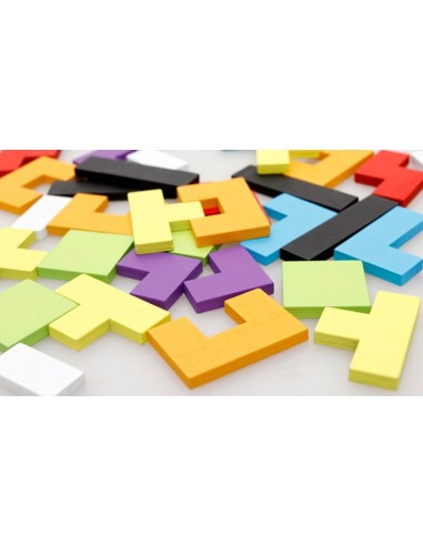 Układanka drewniana puzzle "Tetris"