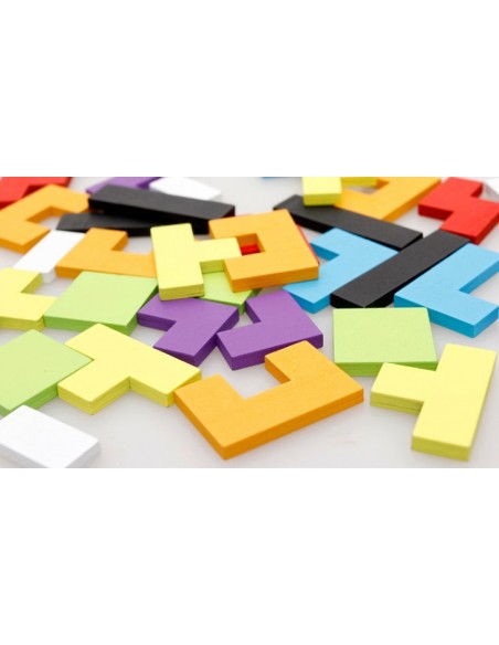 Układanka drewniana puzzle "Tetris"