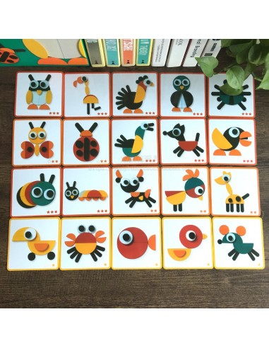 Magnetyczne klocki drewniane