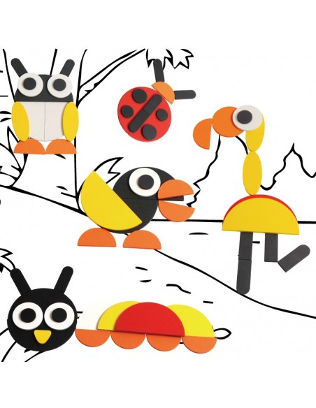 Magnetyczne klocki drewniane