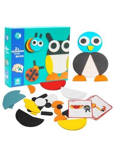 Magnetyczne klocki drewniane