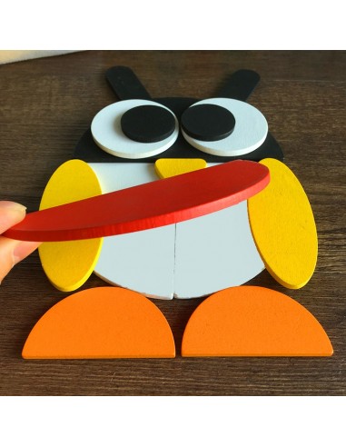 Magnetyczne klocki drewniane