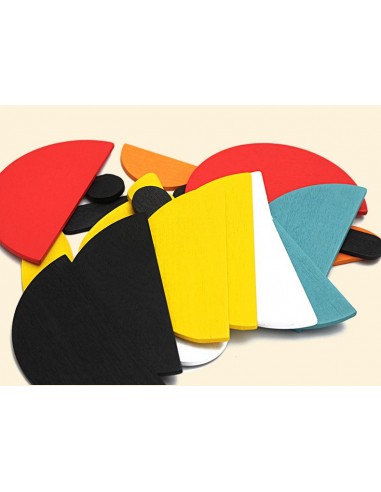 Magnetyczne klocki drewniane