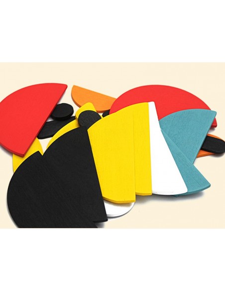 Magnetyczne klocki drewniane