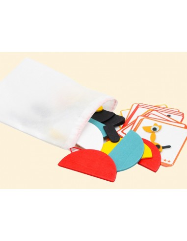 Magnetyczne klocki drewniane