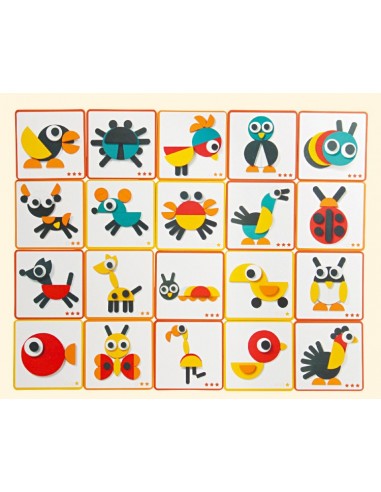 Magnetyczne klocki drewniane