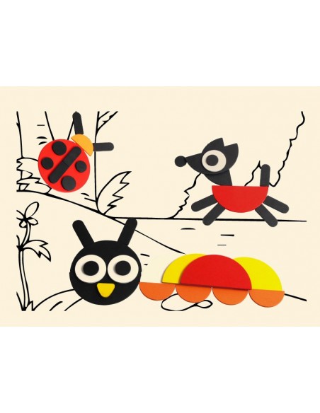 Magnetyczne klocki drewniane