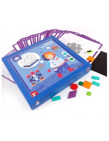 Magnetyczne klocki drewniane