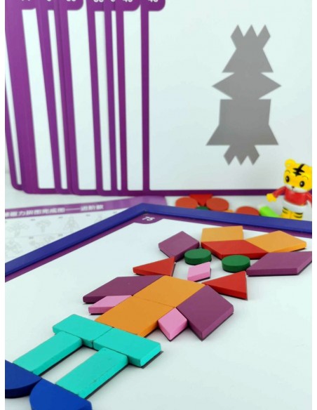 Magnetyczne klocki drewniane