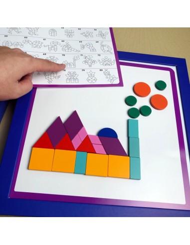 Magnetyczne klocki drewniane