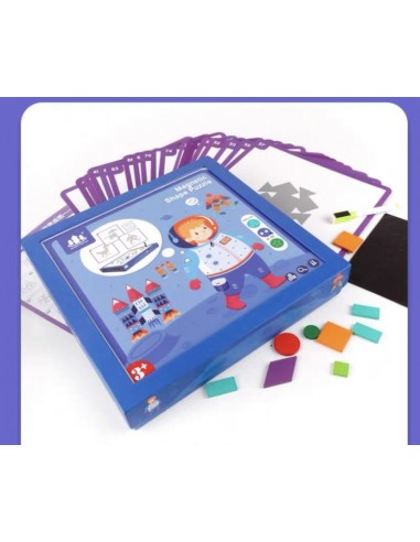 Magnetyczne klocki drewniane