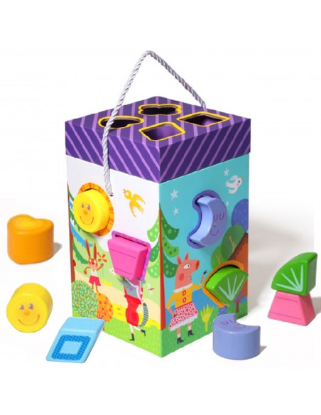 Sorter drewniane klocki