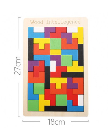 Puzzle drewniane "Tetris"