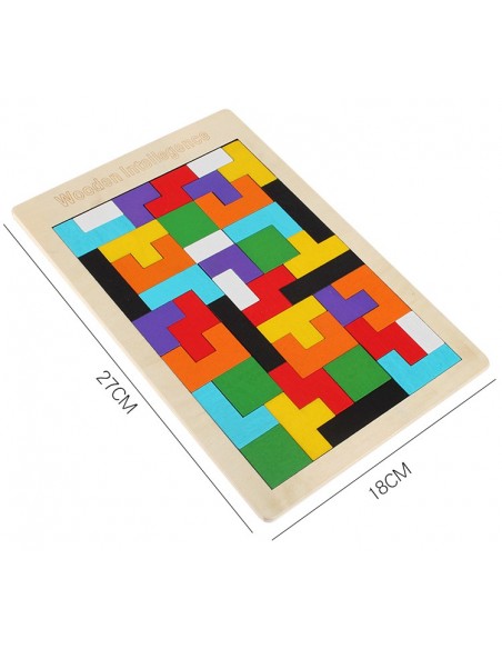 Puzzle drewniane "Tetris"