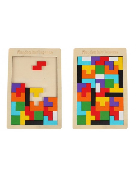 Puzzle drewniane "Tetris"