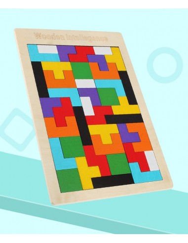 Puzzle drewniane "Tetris"