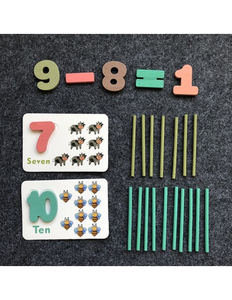 Klocki magnetyczne cyfry