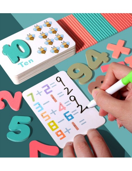 Klocki magnetyczne cyfry