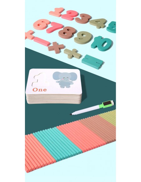 Klocki magnetyczne cyfry