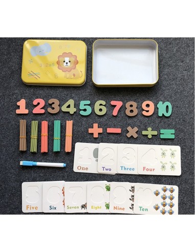 Klocki magnetyczne cyfry