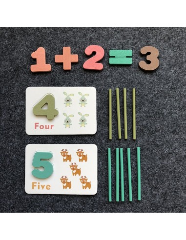 Klocki magnetyczne cyfry