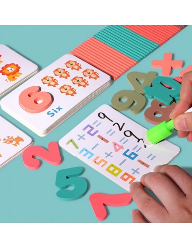 Klocki magnetyczne cyfry