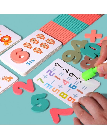 Klocki magnetyczne cyfry