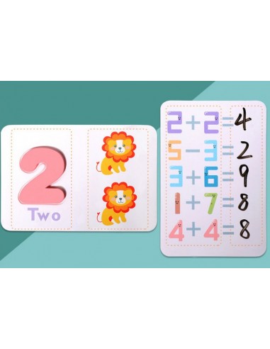 Klocki magnetyczne cyfry