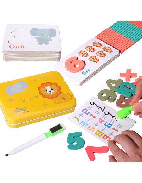 Klocki magnetyczne cyfry