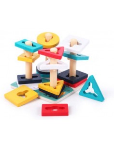 Sorter drewniana nakładanka kształty 2