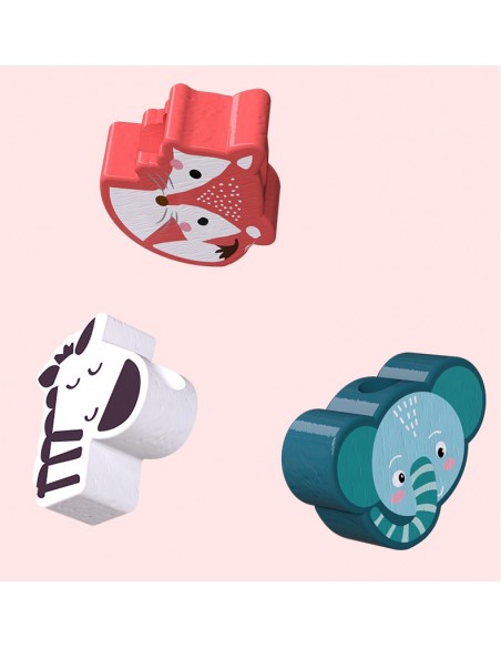 Drewniany labirynt edukacyjny