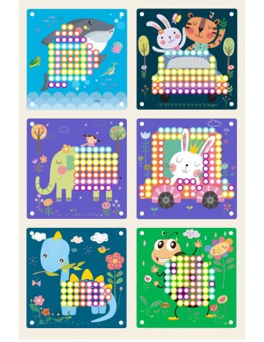 Drewniane klocki grzybki