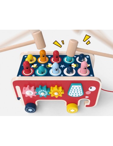 Wbijak drewniany Słoń autobus