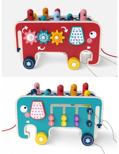 Wbijak drewniany Słoń autobus