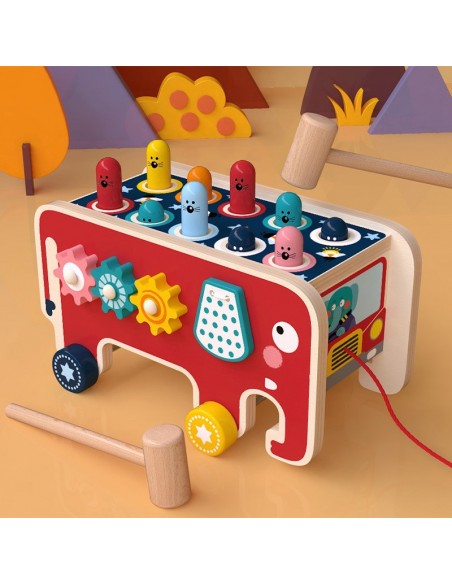 Wbijak drewniany Słoń autobus